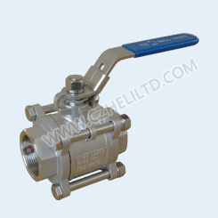 3PC NORMAL THREAD BALL VALVE