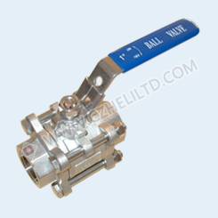 3PC DIN3203-M3 BALL VALVE