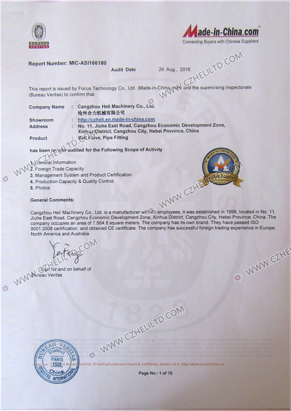 certificat